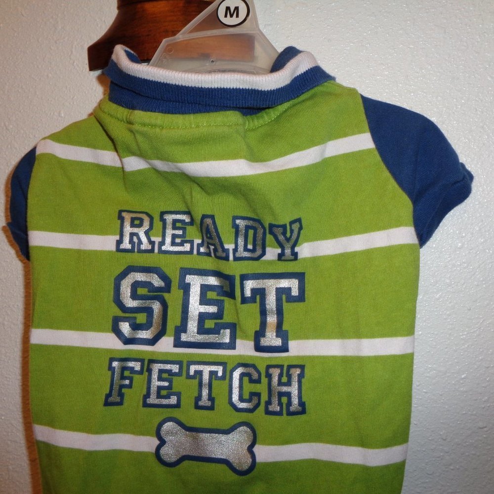 MARTHA Stewart Pets  Dog Polo Size Medium Ready Set Fetch - Picture 2 of 9